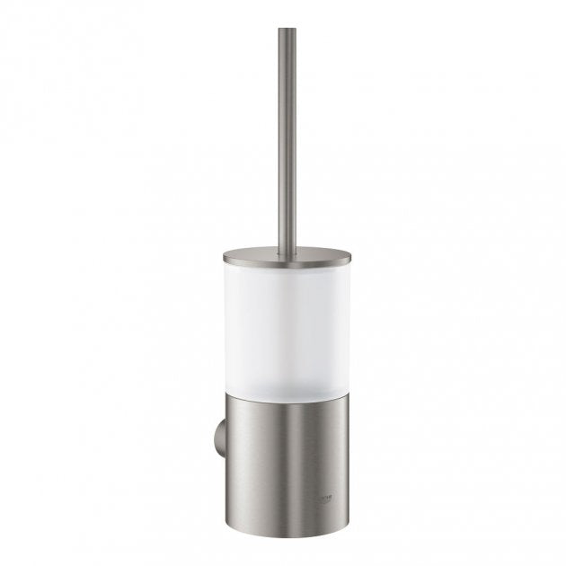 Grohe Atrio Wall Mounted Toilet Brush Set - Supersteel - 40314DC3