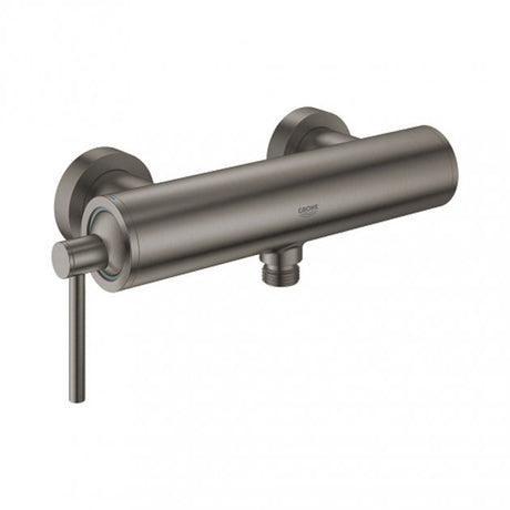Grohe Atrio Modern Single Lever Handle Bar Shower Mixer Valve - Brushed Hard Graphite - 32650AL3