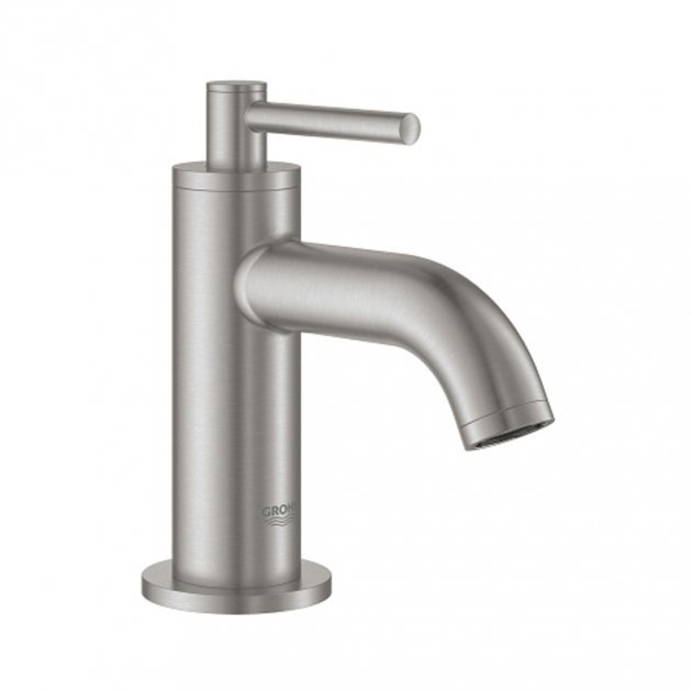 Grohe Atrio Deck Mounted Lever Handles XS-Size Basin Tap - Supersteel - 20021DC3