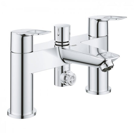 Grohe Bauloop Modern Manual Bath Shower Mixer Tap - Chrome - 25232001