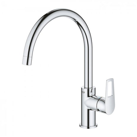 Grohe Bauloop Modern Kitchen Sink Mixer Tap - Chrome - 31368001