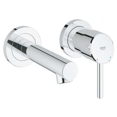 Grohe Wall Mounted Modern 2-Hole Concetto Basin Mixer Tap - Chrome - 19575001