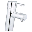 Grohe Concetto Without Pop Up Waste Smooth Mono Basin Mixer Tap - Chro