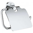 Grohe Essentials Wall Mounting Toilet Roll Holder with Cover - Chrome - 40367001