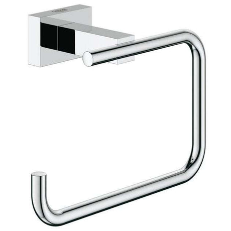 Grohe Essentials Wall Mounted Cube Toilet Roll Holder - Chrome - 40507