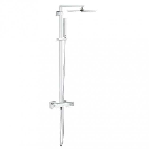 Grohe Euphoria Modern Fixed Head Cube XXL Bar Mixer Shower with Shower