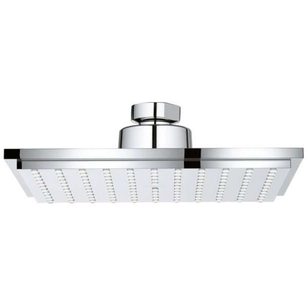 Grohe Euphoria Modern Cube 150 Single Spray Shower Head - Chrome - 27705000
