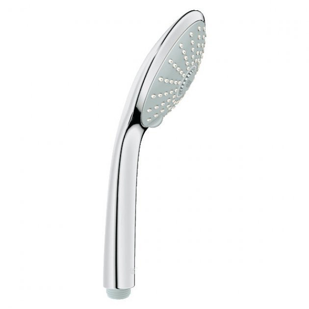 Grohe Euphoria Modern Round Eco Massage Shower Handset - Chrome - 27239000