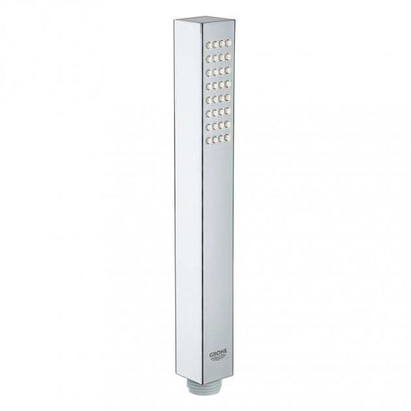 Grohe Euphoria Modern 1 Spray Pattern Cube Stick Shower Handset  - Chrome - 27698000