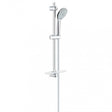 Grohe Euphoria Modern 3 Sprays Pattern Eco Shower Kit 600mm Rail - Chrome - 27243001 - TAP 'N' SHOWER