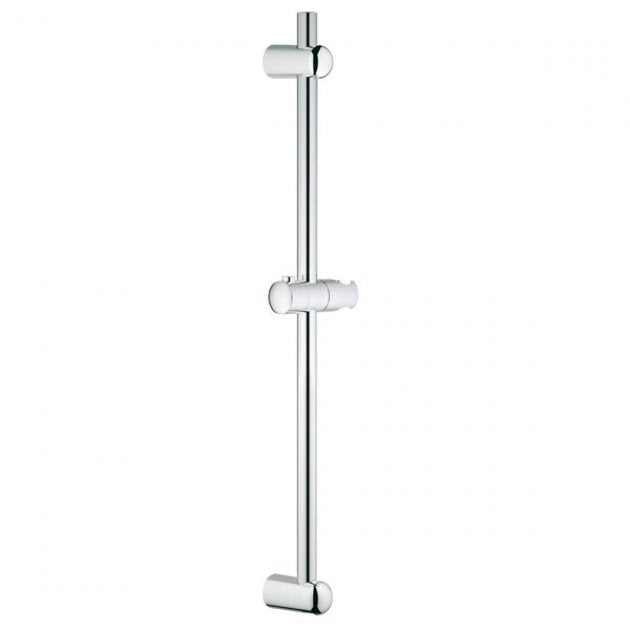 Grohe Euphoria Wall Mounted Holders and Shower Rail with Glide Element 600mm  - Chrome - 27499000
