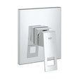 Grohe Eurocube Modern Concealed Shower Valve Trim - Chrome - 19898000