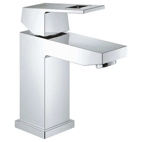 Grohe Eurocube Modern Single Lever S-Size Basin Mixer Tap - Chrome - 2339200E