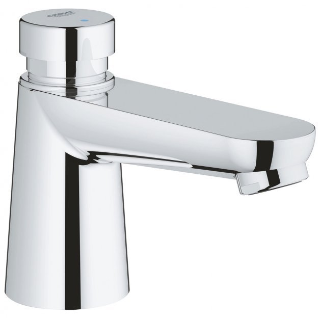 Grohe Euroeco Modern Deck Mounted Cosmopolitan T Self Closing Tap - Chrome - 36265000