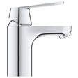 Grohe Eurosmart Smooth Body Cosmo Deck Mounted Basin Mixer - Chrome - 