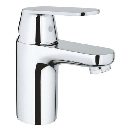 Grohe Eurosmart Cosmopolitan chrome deck-mounted basin mixer tap with single lever and standard height spout