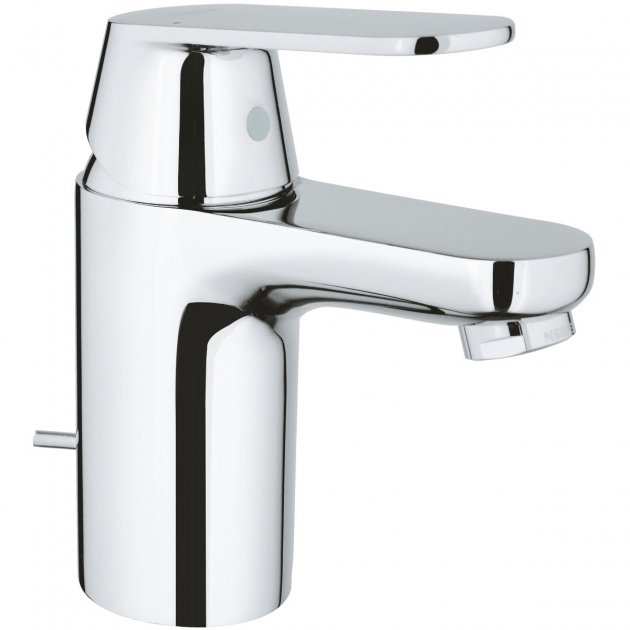 Grohe Eurosmart Modern Pop Up Waste Cosmo Mono Basin Mixer Tap - Chrome - 3282500E