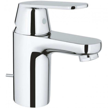 Grohe Eurosmart Modern Pop Up Waste Cosmo Mono Basin Mixer Tap - Chrome - 3282500E