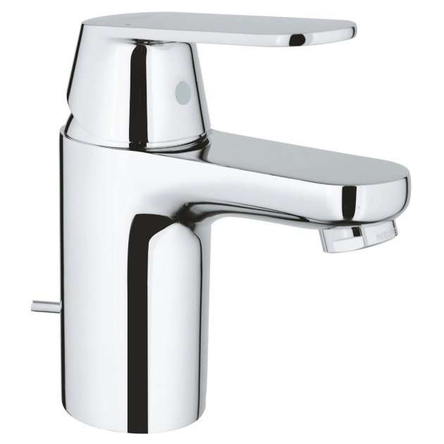 Grohe Eurosmart Cosmopolitan Modern Basin Mixer Tap with Pop Up Waste (0.2 Bar) - Chrome - 3282500L