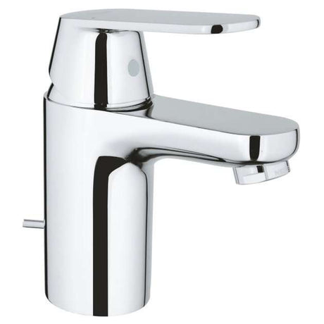 Grohe Eurosmart Cosmopolitan Modern Basin Mixer Tap with Pop Up Waste (0.2 Bar) - Chrome - 3282500L