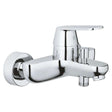 Grohe Eurosmart Wall Mounted Cosmo Bath Shower Mixer Tap - Chrome - 32831000 - TAP 'N' SHOWER