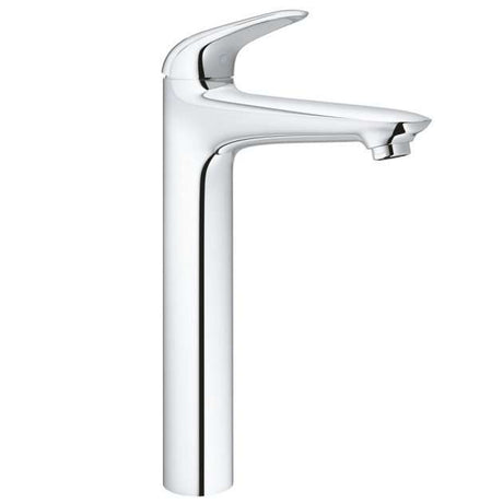 Grohe Eurostyle Modern Lever Tall Solid Single Basin Mixer Tap - Chrome - 23719003 - TAP 'N' SHOWER