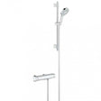 Grohe Grohtherm Modern 2000 Bar Mixer Shower with Modern Shower Kit - Chrome - 34281001