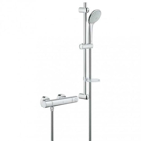 Grohe Grohtherm Modern 1000 Cosmopolitan HP Bar Mixer Shower with Shower Kit - Chrome - 34437000