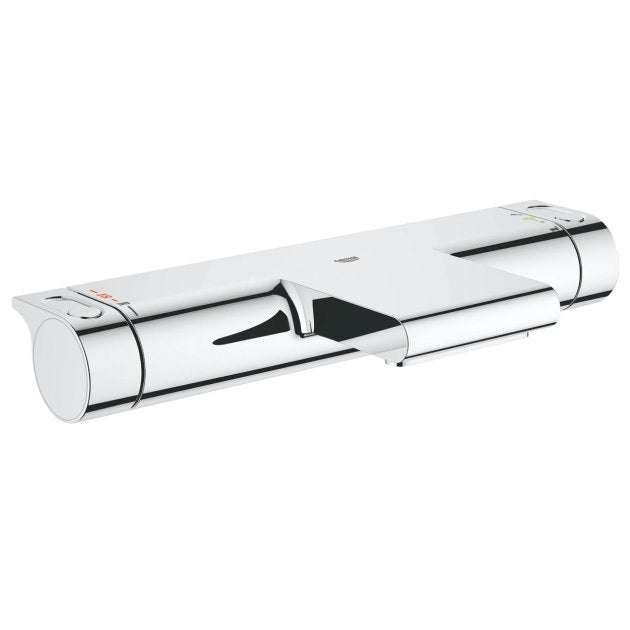 Grohe Grohtherm Modern Wall Mounted 2000 New Bath Shower Mixer Tap - Chrome - 34484001