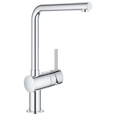 Grohe Minta Modern Single Lever Modern Kitchen Sink Mixer Tap - Chrome - 31375000