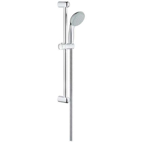 Grohe New Tempesta Modern Shower 600mm Slide Rail and 100mm Handset 2 Spray Pattern - Chrome - 28438001