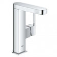 Grohe Plus Modern Push Open Pop-Up Waste M-Size Basin Mixer Tap - Chrome - 23872003