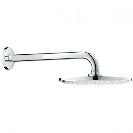 Grohe Rainshower Modern Cosmopolitan Shower Head with Arm 210mm - Chrome - 26052000