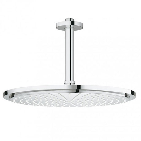 Grohe Rainshower Modern 1 Spray Pattern Cosmopolitan Fixed Shower Head  - Chrome - 26067000