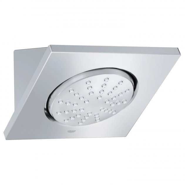 Grohe Rainshower Modern F-Series Fixed Shower Head 125mm Diameter - Chrome - 27253000