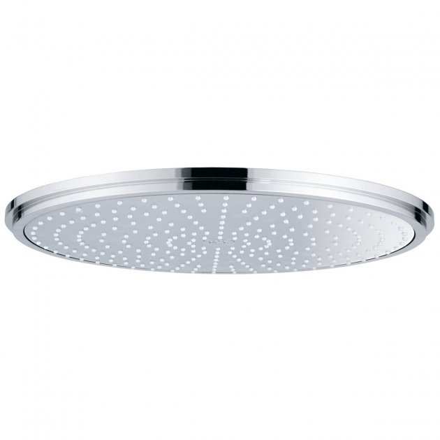 Grohe Rainshower Cosmopolitan 1 Spray Pattern Jumbo Shower Head 400mm - Chrome - 28778000