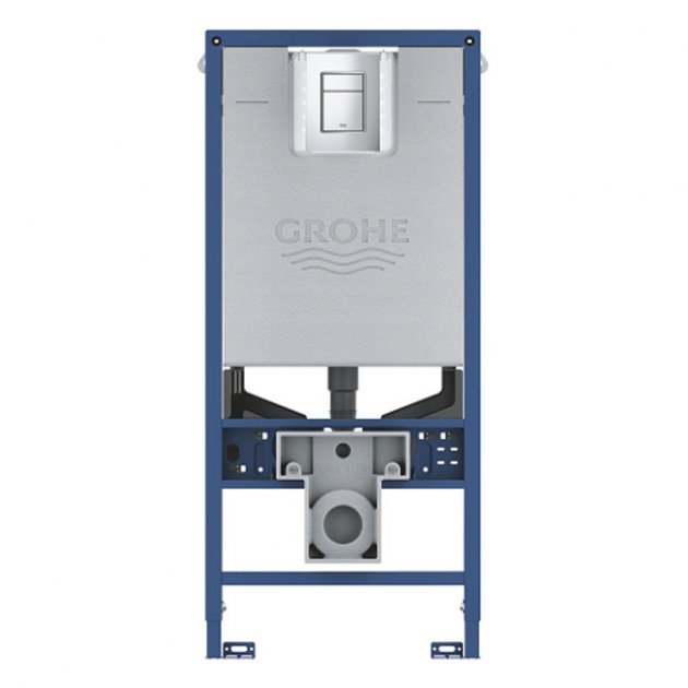 Grohe Rapid SLX 3 in 1 Cistern and Flush Plate WC Toilet Fixing Frame 1130mm High - Blue - 39603000