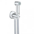 Grohe Sena Modern Trigger Spray with Wall Holder and Angle Valve - Chrome - 26332000