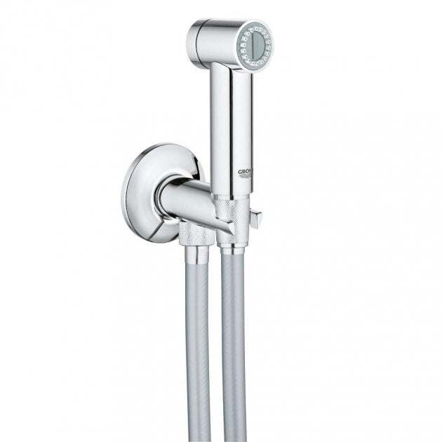 Grohe Sena Modern Trigger Spray with Wall Holder and Angle Valve - Chrome - 26332000