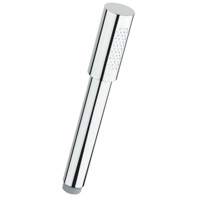 Grohe Sena Modern 1 Spray Pattern Stick Pencil Shower Handset - Chrome - 28341000