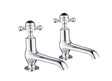 JTP Grosvenor Black – Cross Long Nose Basin Taps - Chrome - GB76011 - TAP 'N' SHOWER