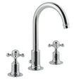 JTP Grosvenor Cross 3 Hole Basin Mixer - chrome - 76191