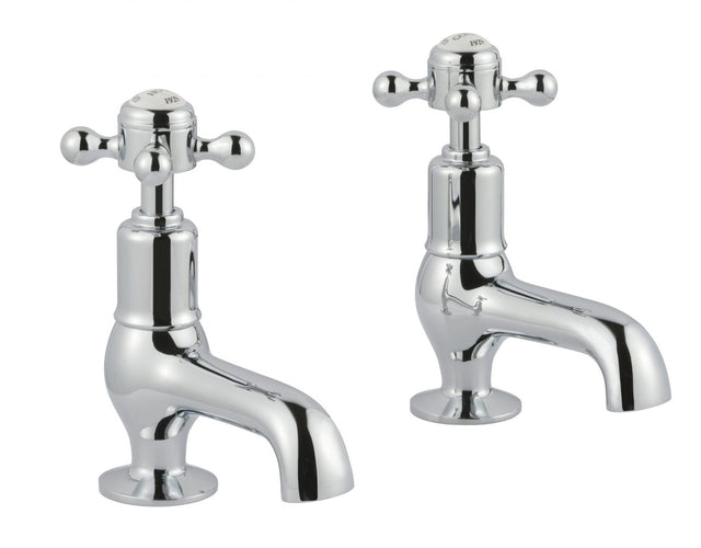 JTP Grosvenor Cross Cloakroom Basin Taps - Chrome - 76025