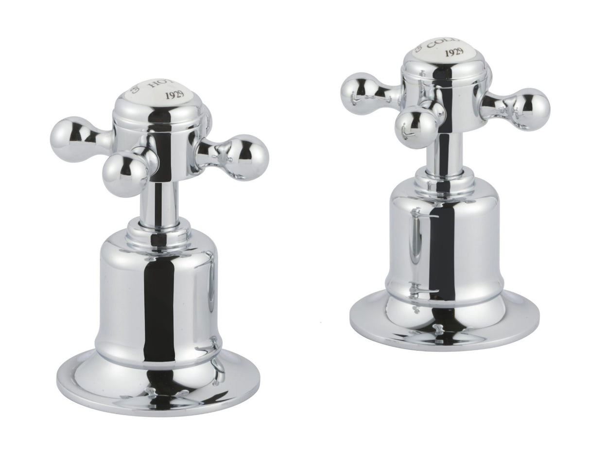 JTP Grosvenor Cross Panel Valves - Chrome - 76809