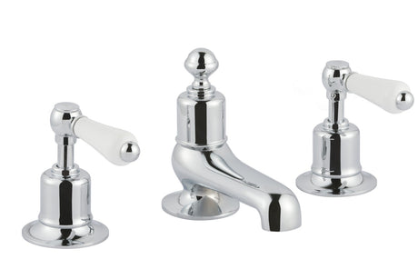 JTP Grosvenor Lever 3 Hole Basin Mixer - Chrome - 85193
