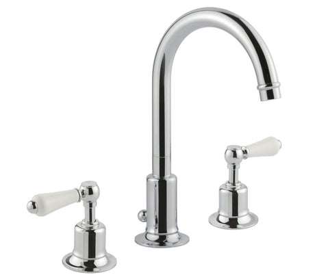 JTP Grosvenor Lever 3 Hole Basin Mixer - Chrome - 85191
