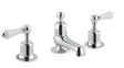 JTP Grosvenor Lever 3 Hole Deck Mounted Bath Filler - Chrome - 85095