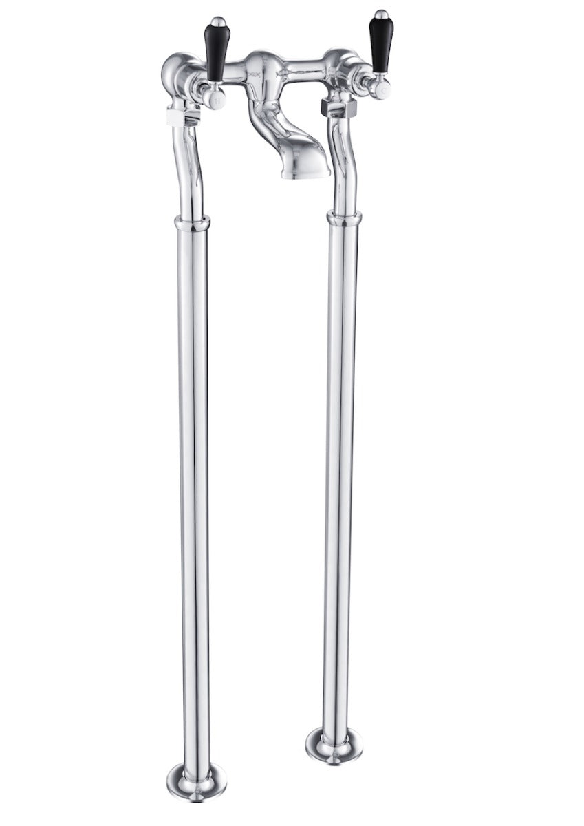 JTP Grosvenor Lever Freestanding Bath Filler - Chrome - GB85223FS
