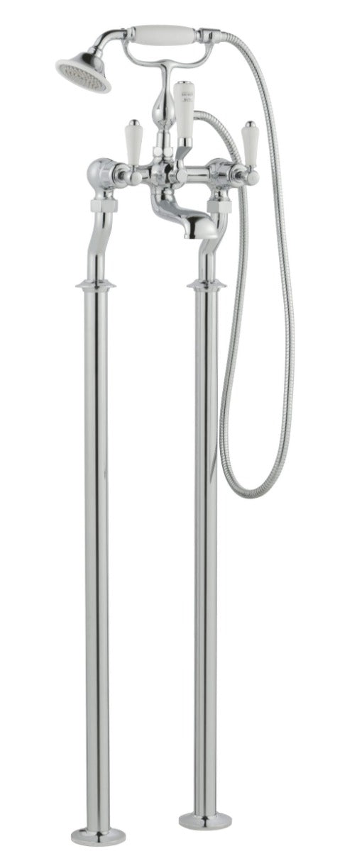 JTP Grosvenor Lever Floor Standing Bath Shower Mixer - Chrome - 85275FS