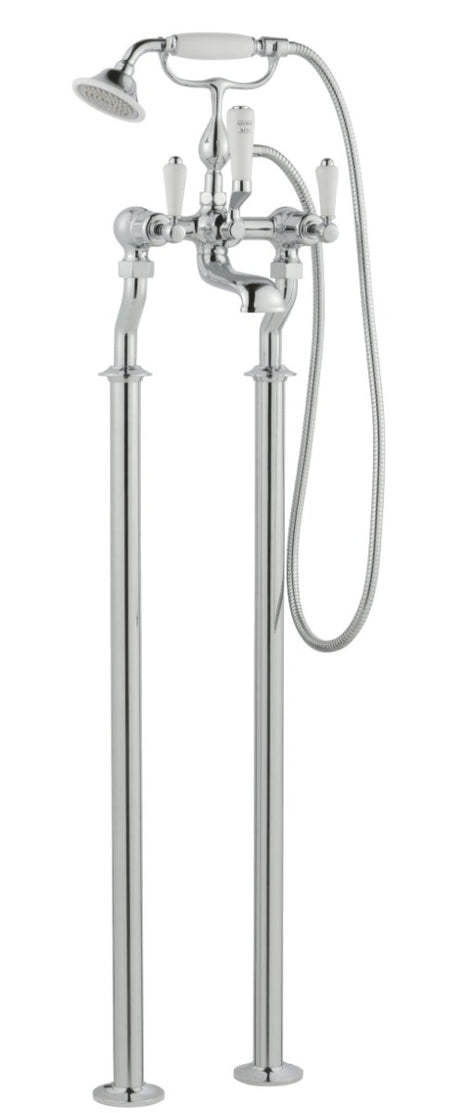 JTP Grosvenor Lever Floor Standing Bath Shower Mixer - Chrome - 85275FS